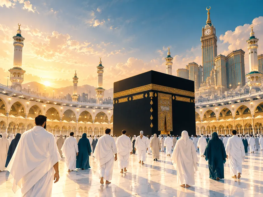 La Kaaba à La Mecque